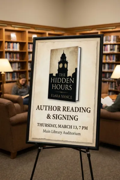 Author reading event