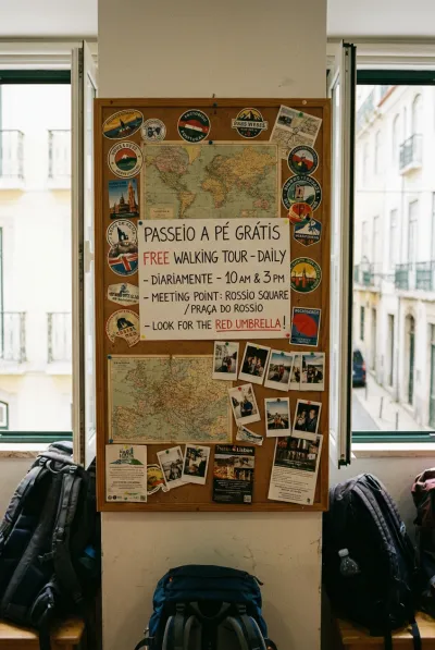 Walking tour schedule