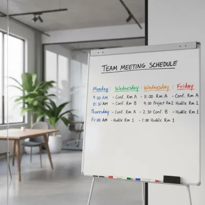Whiteboard schedule